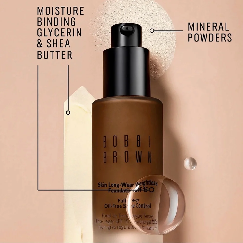 Long-Wear Weightless Foundation N-052/Natural-Full Cover Oil-Free Shine Control - Picture 5 of 5